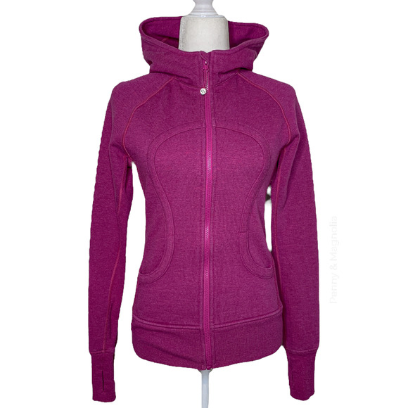 Lululemon Scuba Hoodie II Heathered Ultra Violet Purple Size 6 - Picture 1 of 16